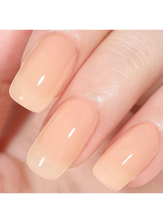 Jelly Gel Nail Polish Neutral Gel Polish Nude Translucent Soak Off U V Gel Polish Neutral Color Nail Gel Polish For Nail Art Manicure Diy At Home 0.51 Fl Oz /Gb53