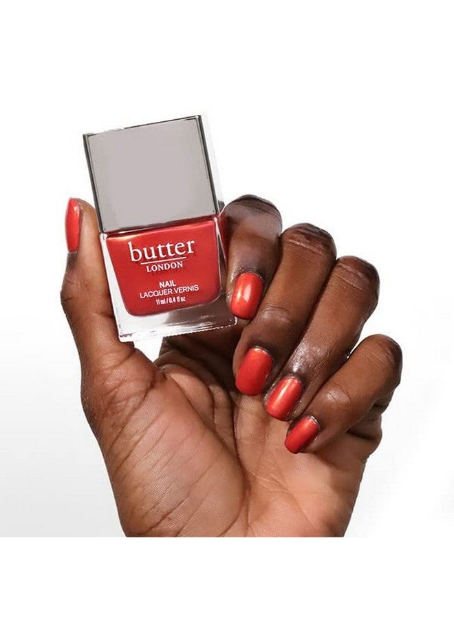 Patent Shine 10X Nail Lacquer Helps Protect & Strengthen Nails Gellike Finish & Chipresistant 10Free Formula Vegan Cruelty & Paraben Free Empire Red