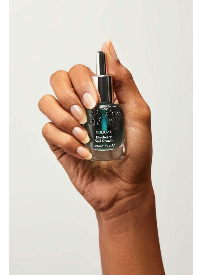 Nails Are Long Kit Supports Short/Long Nails & Dehydrated Cuticles Plantbased Non Toxic Biosourced Hardening & Conditioning Superfood Treatment Blueberry Extract (Clear) 2 Pc