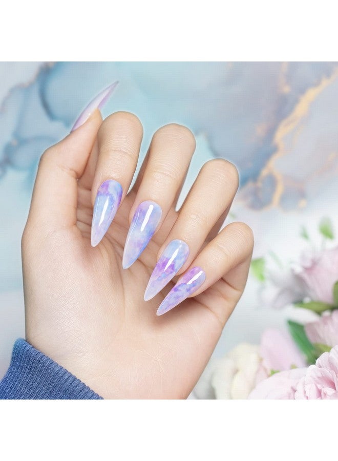 Blooming Gel Nail Polishclear Blooming Gel Polish 15Ml Uv Led Soak Off Nail Art Polish Blossom Gel For Spreading Effect Graffiti Marble Flower Watercolor Magical Diy Manicure Design