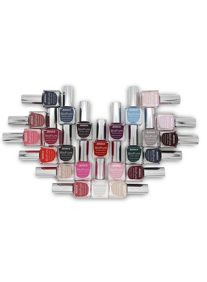 Biopure All Natural Nail Polish Vegan Biosourced Ingredients 21Free (Sky)