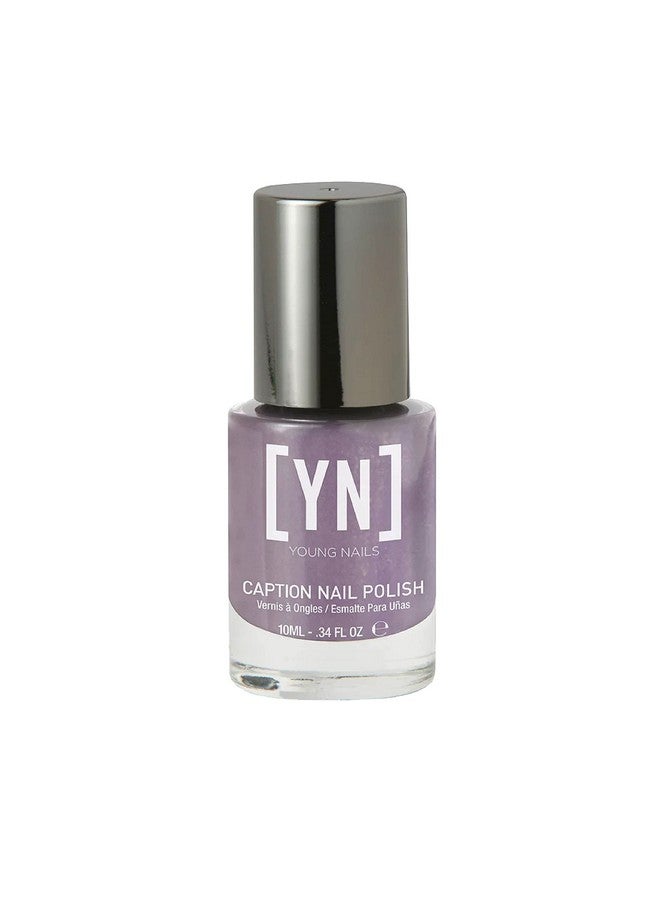 Caption Nail Polish. Chip Resistant Nail Lacquer With Glossy Shine Finish Professional Nail Polish