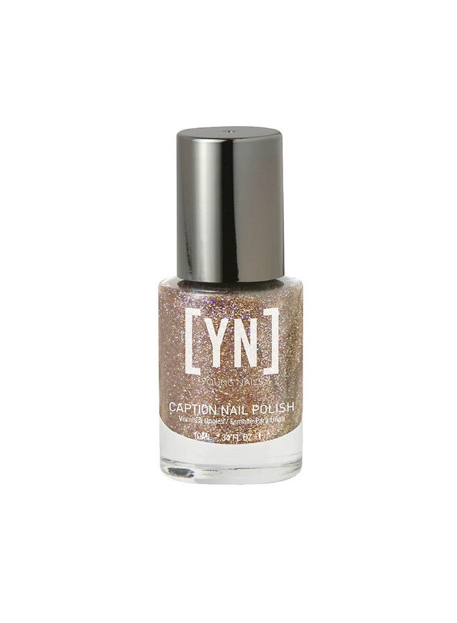 Caption Nail Polish. Chip Resistant Nail Lacquer With Glossy Shine Finish Professional Nail Polish