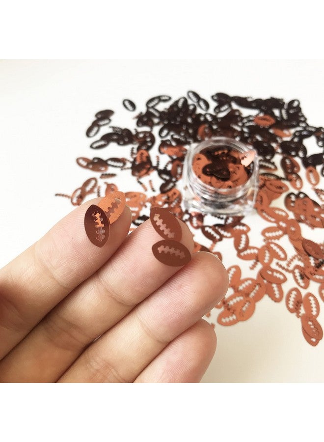 10 Grams/Pack Football Rugby Ball Shape Glitter Festival Rave Beauty Makeup Face Body Nail Art Decoration B0604