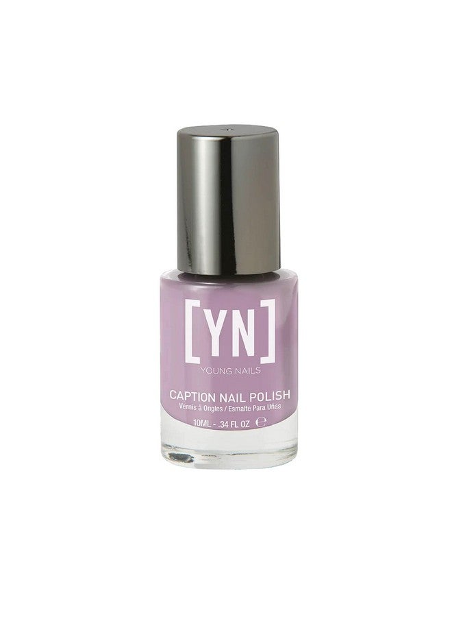 Caption Nail Polish. Chip Resistant Nail Lacquer With Glossy Shine Finish Professional Nail Polish