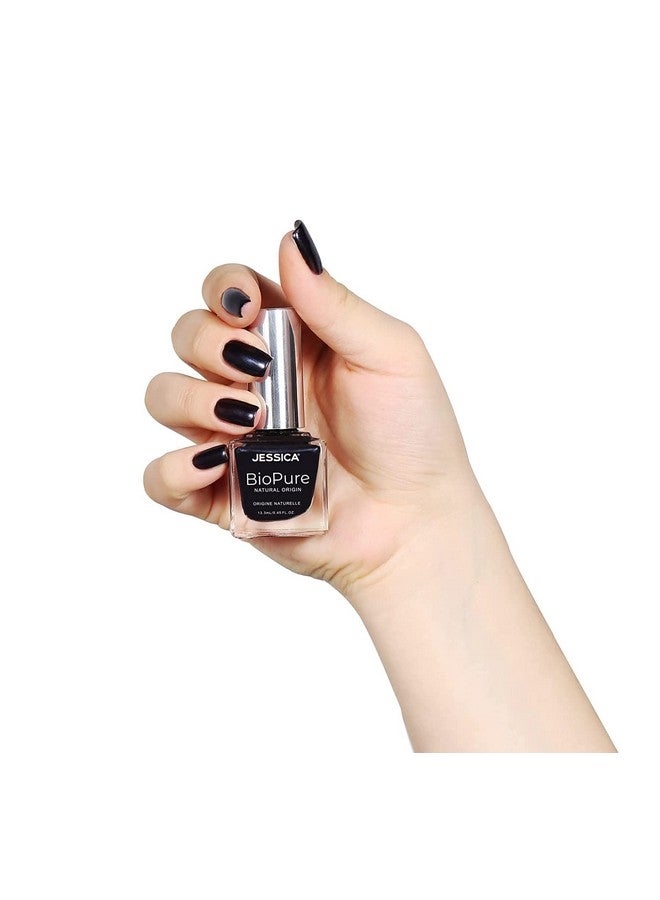 Biopure All Natural Nail Polish Vegan Biosourced Ingredients 21Free (Stormy)