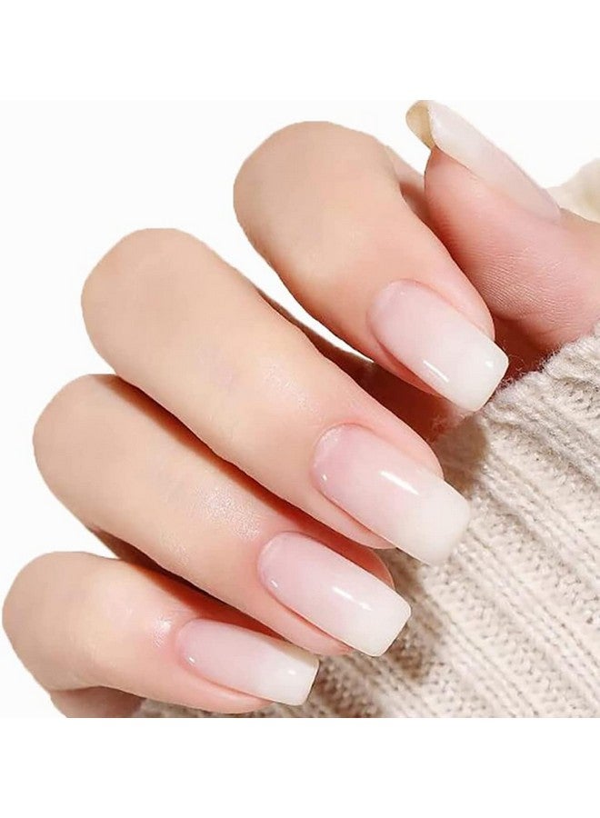 15Ml Crystal Jelly Milky Transparent White Gel Nail Polish Soak Off Uv Led Gel Polish Nude Milky Color Home Diy Manicure Nail Salon Varnish