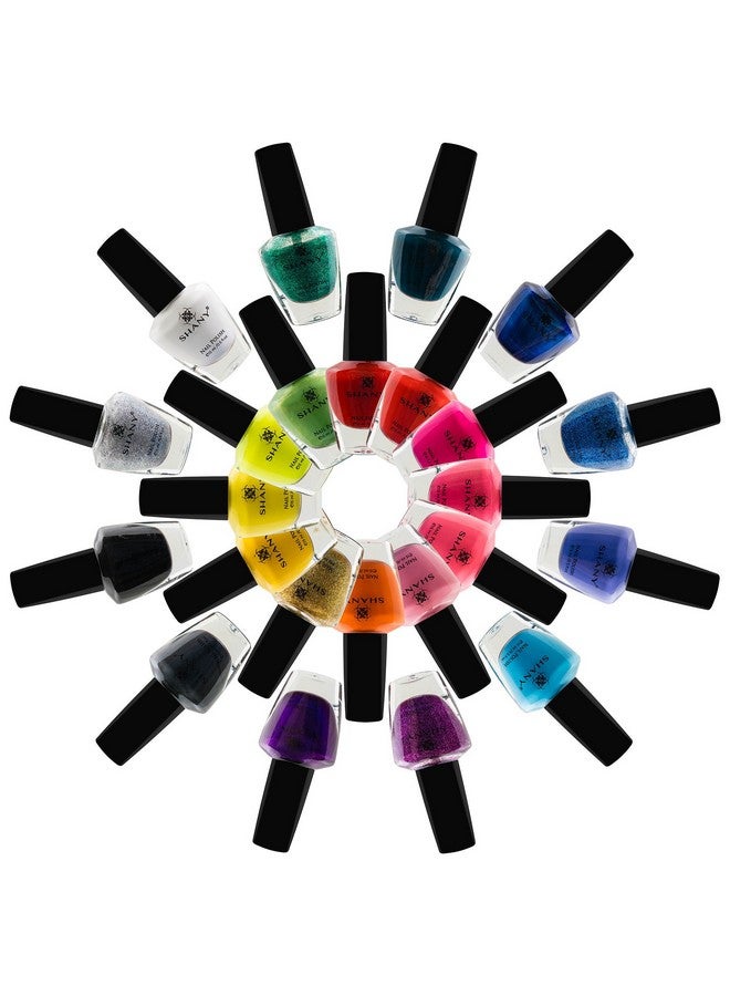 Cosmopolitan Diy Nail Polish Set Nail Lacquer Quick Dry Full Size Vibrant Colorful Trendy Glitter Glossy Metallic Matte Nail Art Nail Shades 24 Colors Nail Polish Bulk