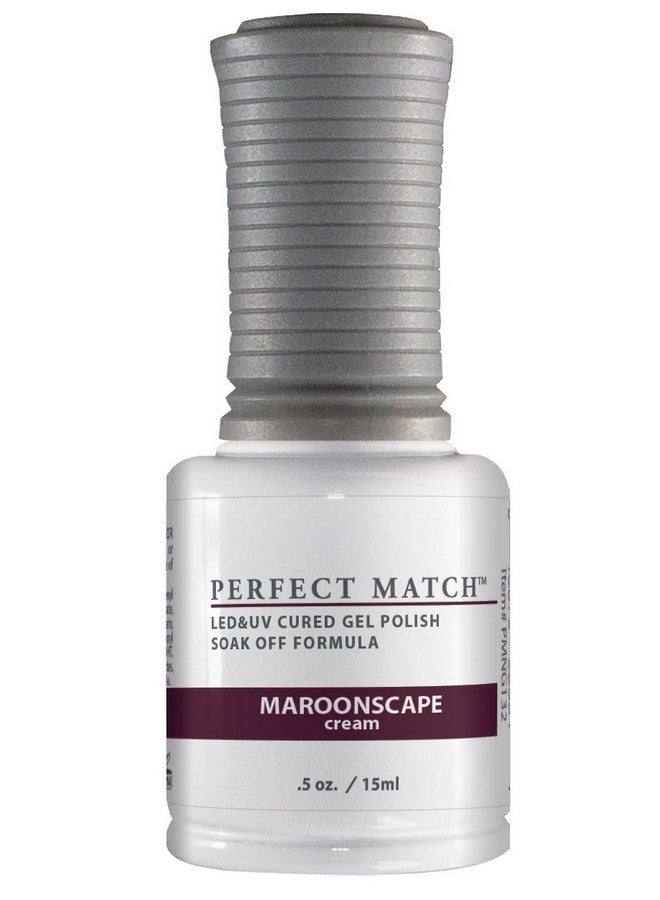 Perfect Match Gel Polish Maroonscape 0.5 Fl Oz (Pms132)