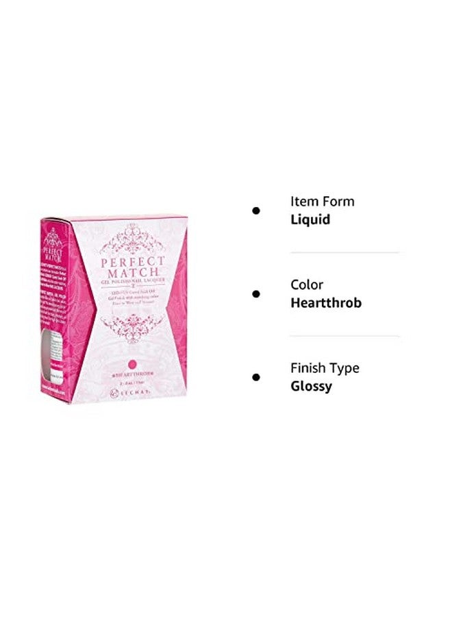 Perfect Match Gel Polish Heartthrob 0.5 Fluid_Ounces (Pms200)