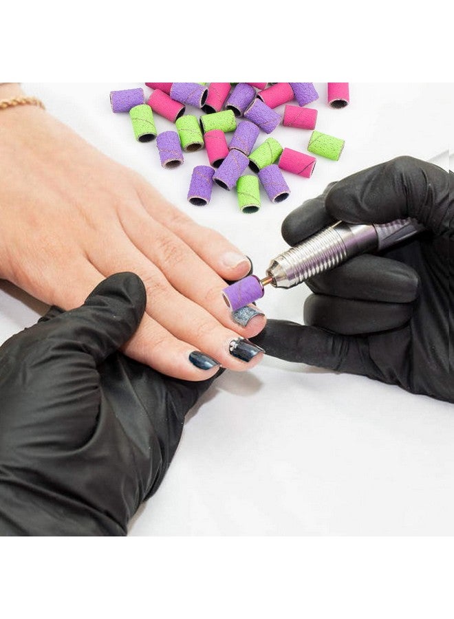 Sanding Bands For Nail Drill Sanding Bands80150240 Grits 210Pcs Color Coarse Fine Nail Sanding Bands 2Pcs Nail Drill Bits 3/32 Mandrel Bits Portable Storage Box Set