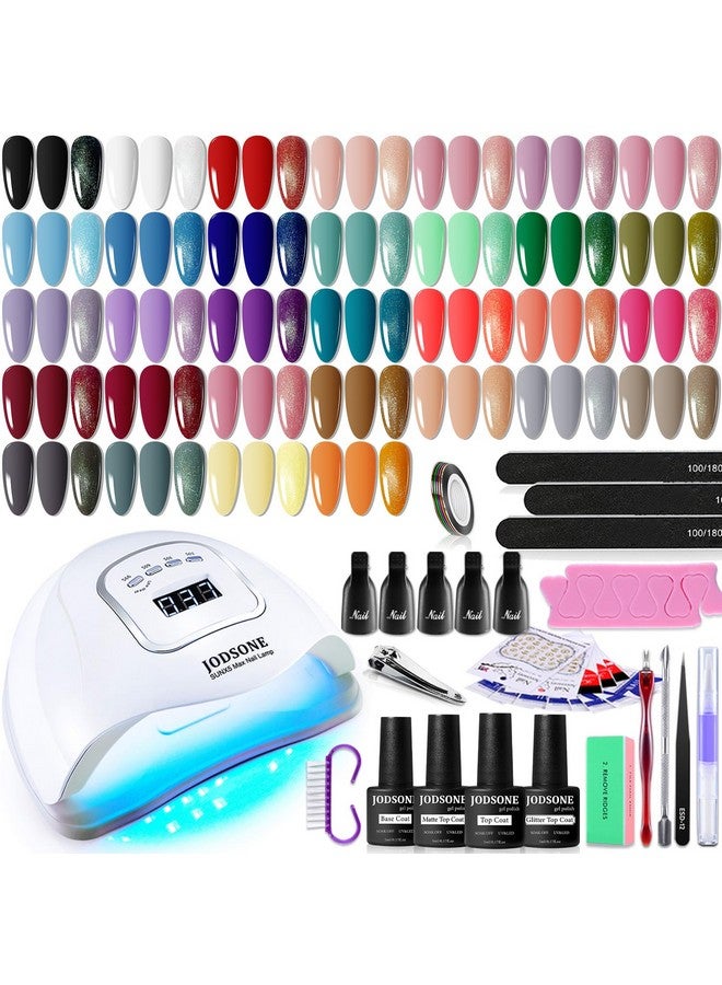 Gel Nail Polish Kit With U V Light 32 Colors Gel Polish Nail Kit Soak Off Gel Nail Set Manicure Tools Nail Gel Kit Gifts For Women