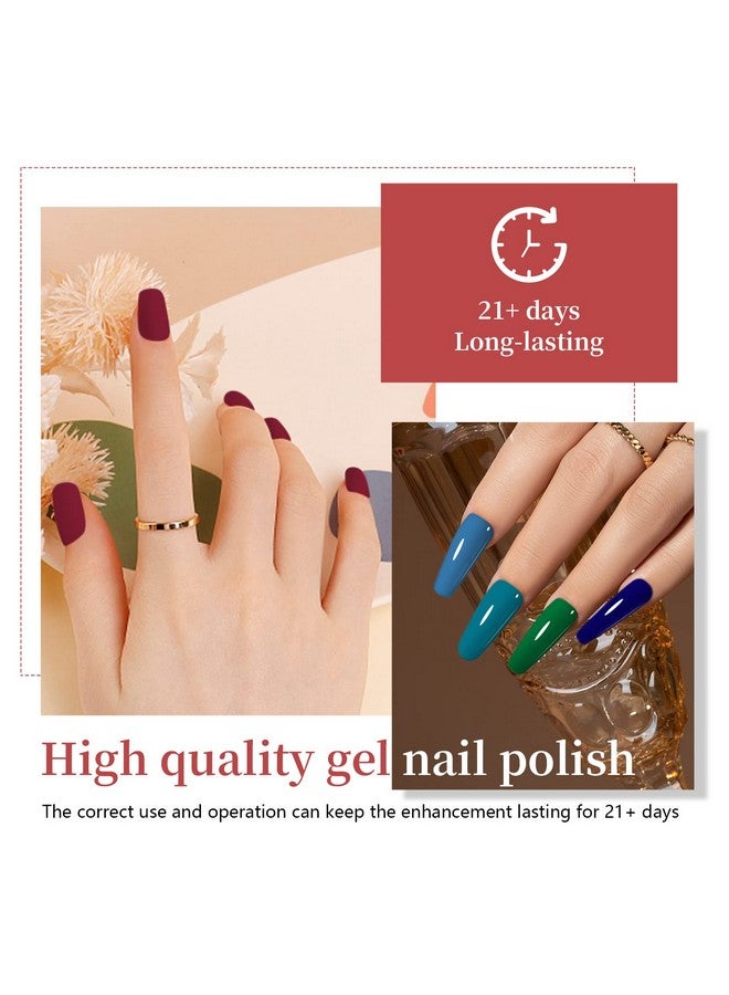 Gel Nail Polish Kit With U V Light 32 Colors Gel Polish Nail Kit Soak Off Gel Nail Set Manicure Tools Nail Gel Kit Gifts For Women