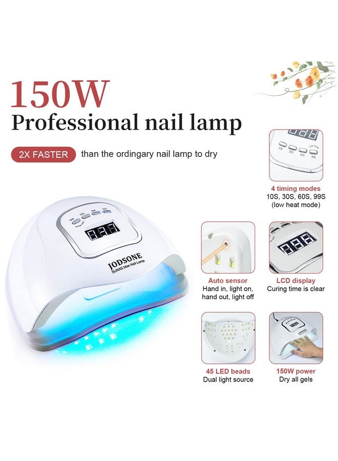 Gel Nail Polish Kit With U V Light 32 Colors Gel Polish Nail Kit Soak Off Gel Nail Set Manicure Tools Nail Gel Kit Gifts For Women