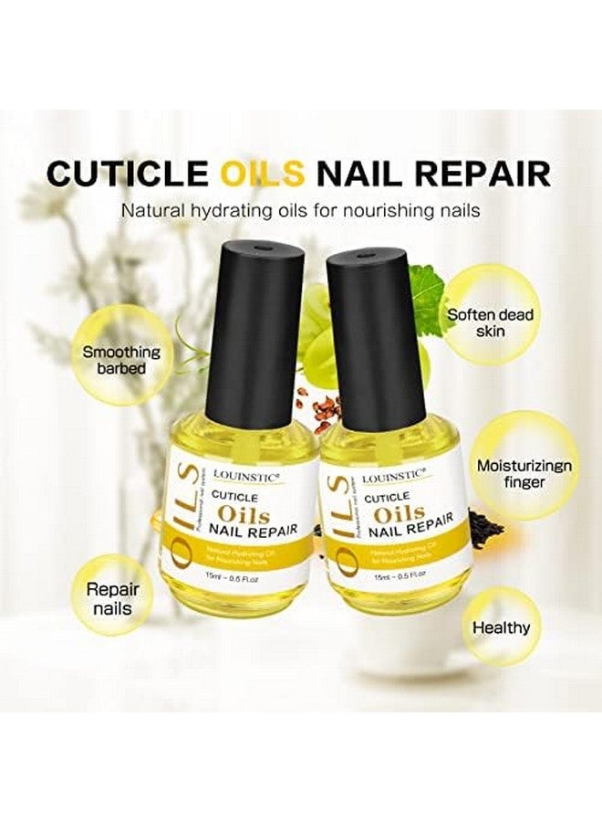 Gel Polish Remover Gel Nail Polish Remover 35 Munites Quick And Easy Gel Nail Remover With Nail Cuticle Oil For Nails 0.5 Oz /15Ml