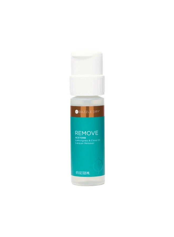 Remove Acetone Lemongrass + Clove Oil Lacquer Remover 4 Oz (120 Ml) Menda Pump