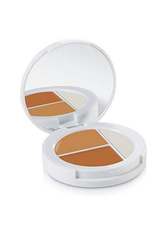 Studio Conceal & Brighten Concealer Highlight Trio Tan/Dark Shade Twotoned Concealers Shimmering Highlighter Tan/Dark Shade With Concealer Brush