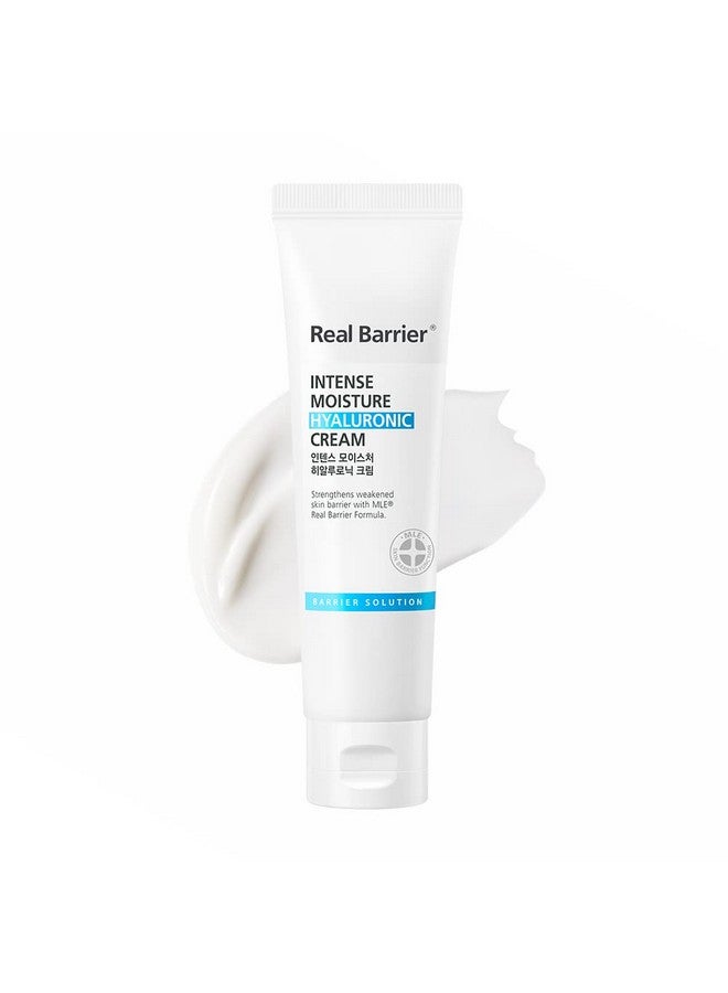 Intense Moisture Hyaluronic Cream 2.02 Oz Panthenol Skin Barrier Repair Face Moisturizer Cream Hyaluronic Acid Daily Moisturizing Facial Cream Korean Moisturizer For Sensitive Skin