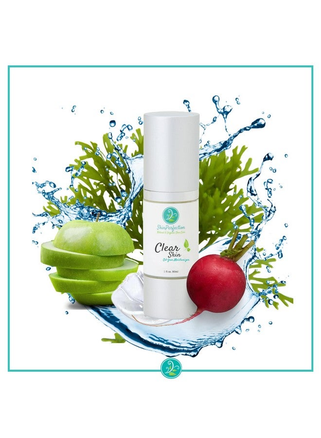 Clear Skin Oil Free Facial Moisturizer Nongreasy Formula Great For Oily Skin Hydration With Hyaluronic Acid Skin Calming Vitamin B5 Light Gel With Hyaluronic Acid