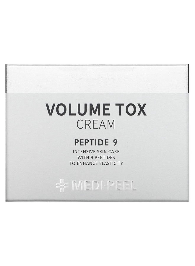 Peptide 9 Volume Tox Cream 1.76 Oz (50 G) Antiwrinkle Cream Collagen Hyaluronic Acid Moisturizing Cream Enhance Elasticity Antiaging Volumize Skin Korean Skincare