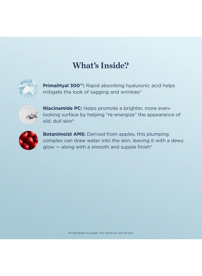Quench + Hydrate Daily Gel Moisturizer Visibly Smooth Plump Hydrate Face & Neck For Wrinkles Sagging Skin Smoothing & Reenergizing Visibly Reduce Signs Of Aging W/Niacinamide