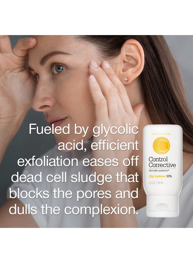 Control Corrective Gly Lotion 10% 2.5 Oz An Exfoliating Facial Moisturizer To Help Reduce Rough Dry Spots Smooth Wrinkles And Improve Skin Texture Super Smoothing Gentle Exfoliation Softens