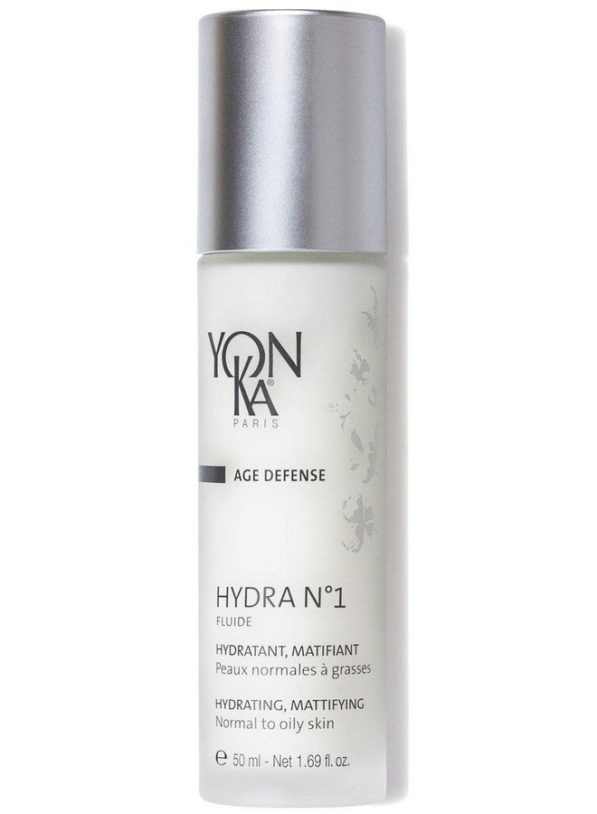 Yonka Hydra No.1 Fluide (50Ml) Age Defense Skin Care Lightweight Mattifying Moisturizer With Hyaluronic Acid And Silica Normal And Oily Skin Parabenfree