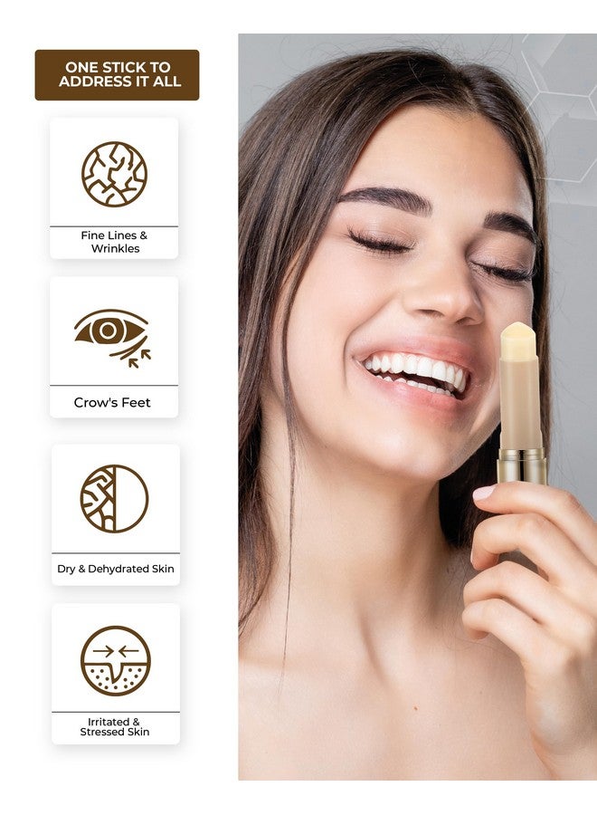 Madeca Wrinkle Capture Stick (0.4Oz) Multi Balm Stick For Wrinkles & Fine Lines. Korean Skincare Eye Cream & Moisturizer By Dongkook. Centella Asiatica Ceramide Collagen.