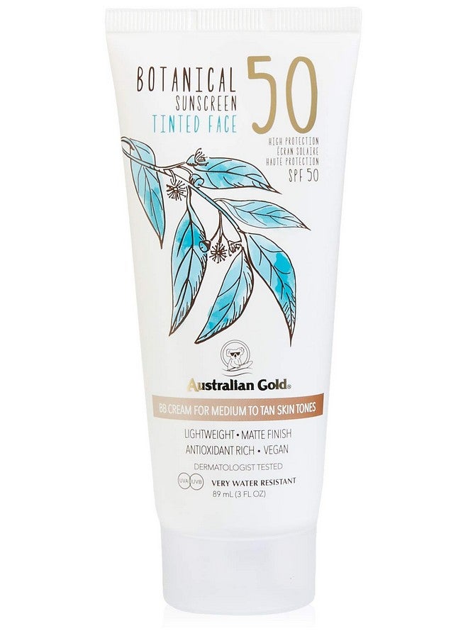 Botanical Tinted Face Cream Spf 50 Medium/Tan Black 89 Ml (Pack Of 1)