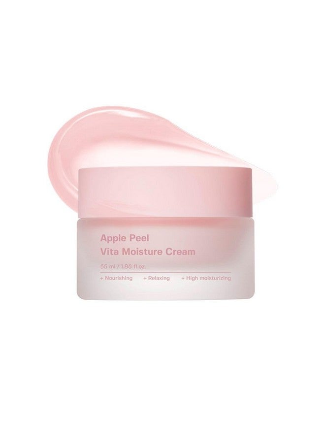 Apple Peel Vita Moisture Cream Facial Moisturizing Cream Hydrating Dry & Oily Skin Soothe & Moisturize Rough Skin Korean Skincare