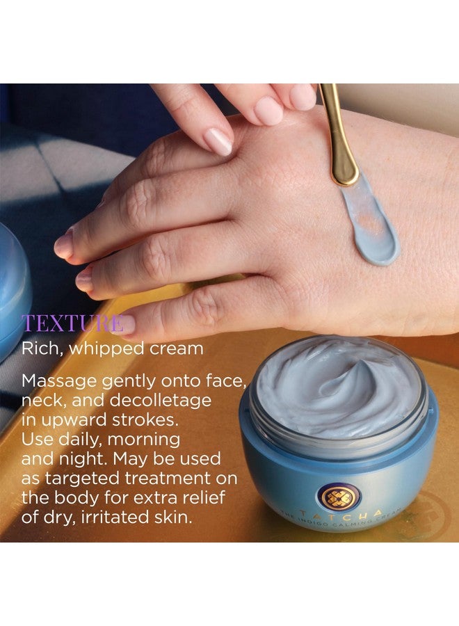 Indigo Calming Cream Face Moisturizing Cream For Eczema & Redness 50Ml / 1.7 Oz