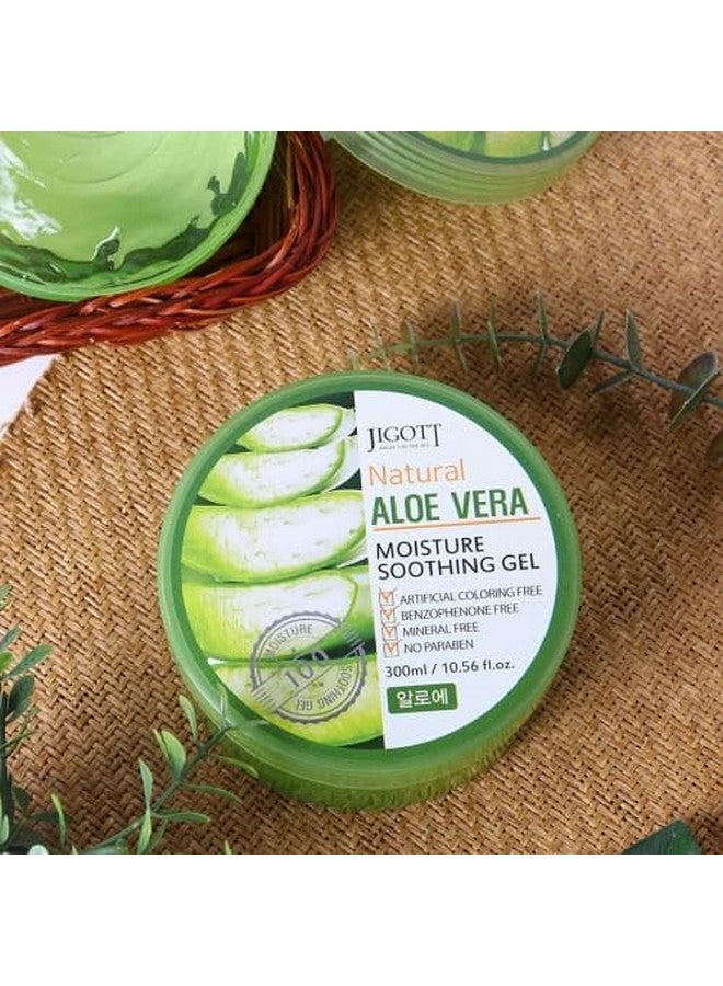 Natural Moisture Soothing Gel 300Ml/10.56 Fl.Oz Artificial Coloring Fee Benzophenone Free Mineral Free No Paraben (Aloe Vera)