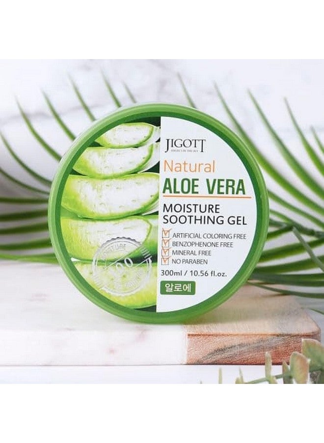 Natural Moisture Soothing Gel 300Ml/10.56 Fl.Oz Artificial Coloring Fee Benzophenone Free Mineral Free No Paraben (Aloe Vera)