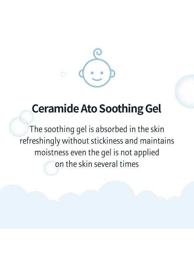 Ceramide Ato Soothing Gel 175Ml(5.91Oz) High Moisturizing Cooling Gel Lotion For Tired And Dry Skin