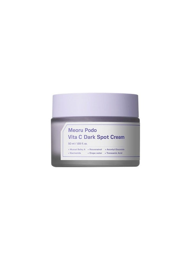 Meoru Podo Vita C Dark Spot Cream Facial Moisturizer For Brightening Dark Spots Correcting Blemishes Soothing Vitamin C Niacinamide Hyaluronic Acid Cica Korean Skincare