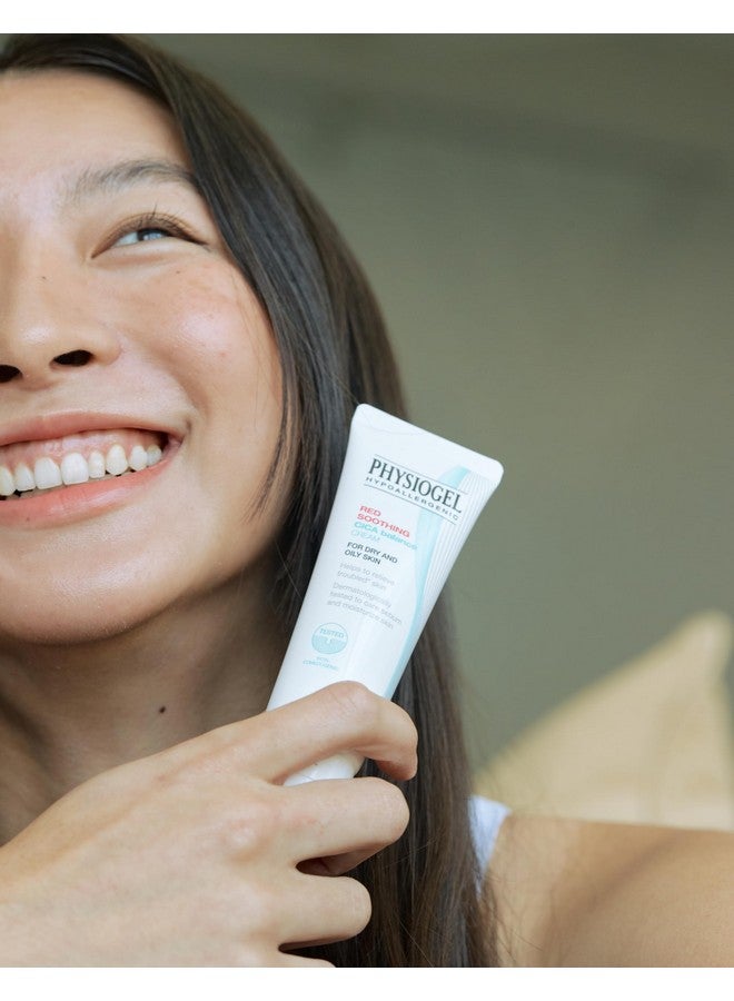 Red Soothing Cica Balance Face Cream Moisturizer Manages Skin Troubles Soothes Irritation & Redness While Controlling Sebum Cica Pea Niacinamide Panthenol Dermatologically Tested