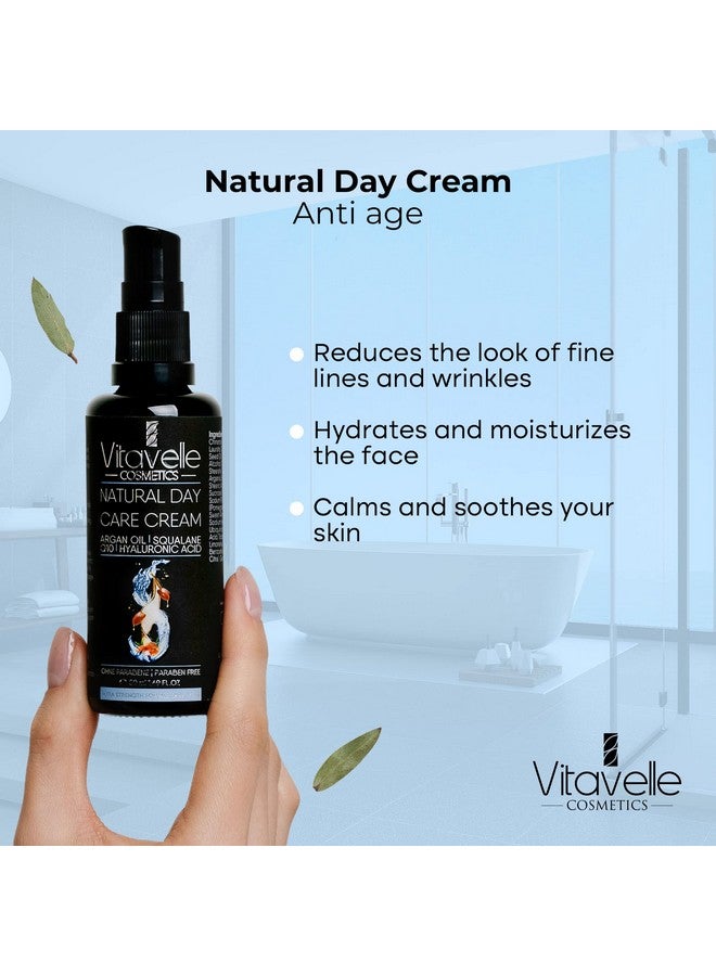 Anti Aging Day Cream Day And Night Retinol And Collagen Moisturizer Face Cream With Hyaluronic Acid And Argan Oil Best Retinol Face Cream For Aging Skin (Squalene (50 Ml))