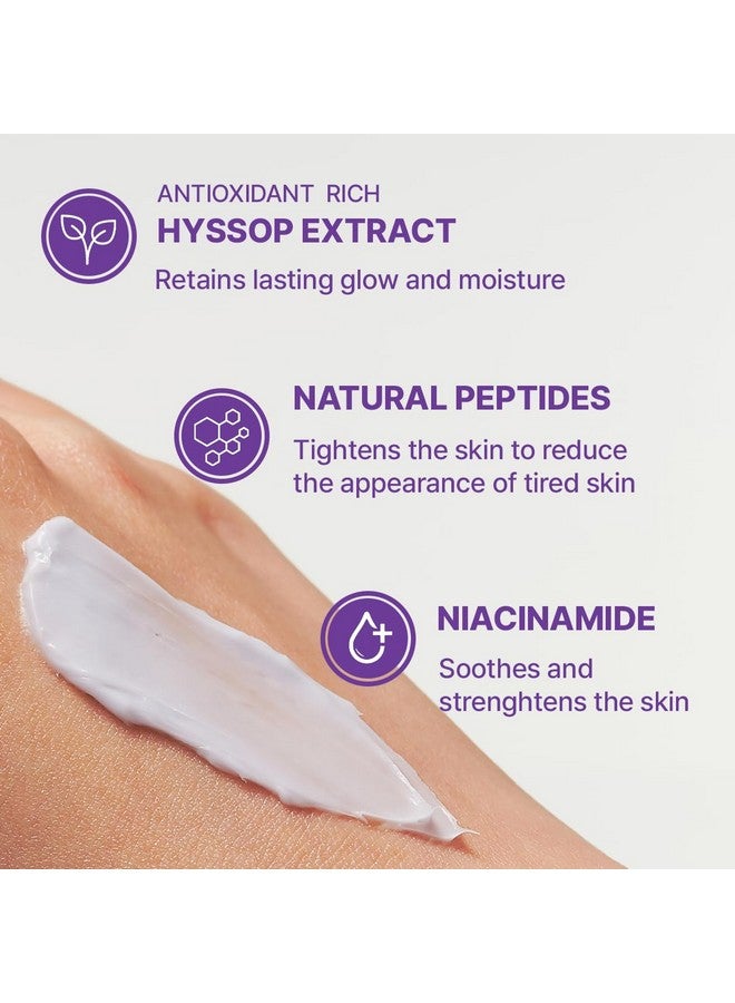 Hyssop Blurring Cream Intense Collagen Face Moisturizer & Night Repair Cream For Antiaging Nourishing Skin Barrier Premium Korean Skincare 1Oz