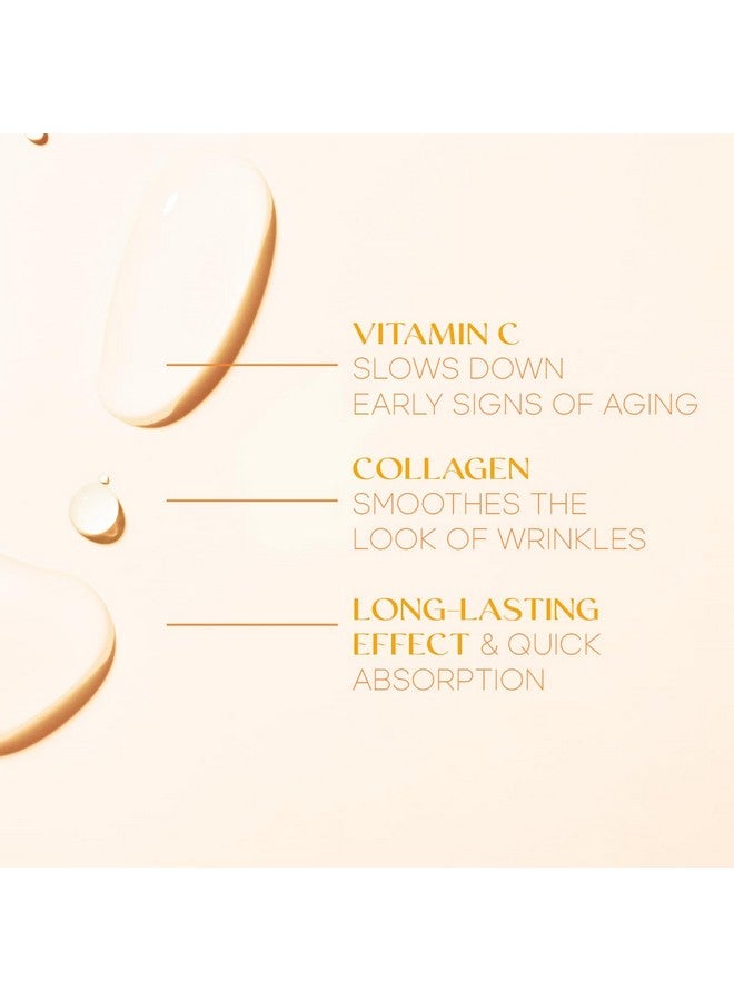 Vitamin C And Collagen Daily Face Moisturizer Antiaging Skin Tightening Brightening Day Cream Cruelty Free Korean Skin Care For All Skin Types 1.69 Fl. Oz