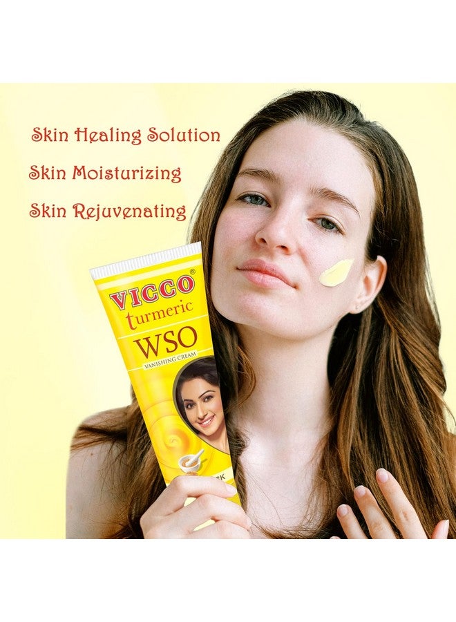 Turmeric Wso Skin Cream Turmeric Face Cream Turmeric Cream Suitable For All Skin Types 100% Natural (Pack Of 3 X 2.82 Oz)
