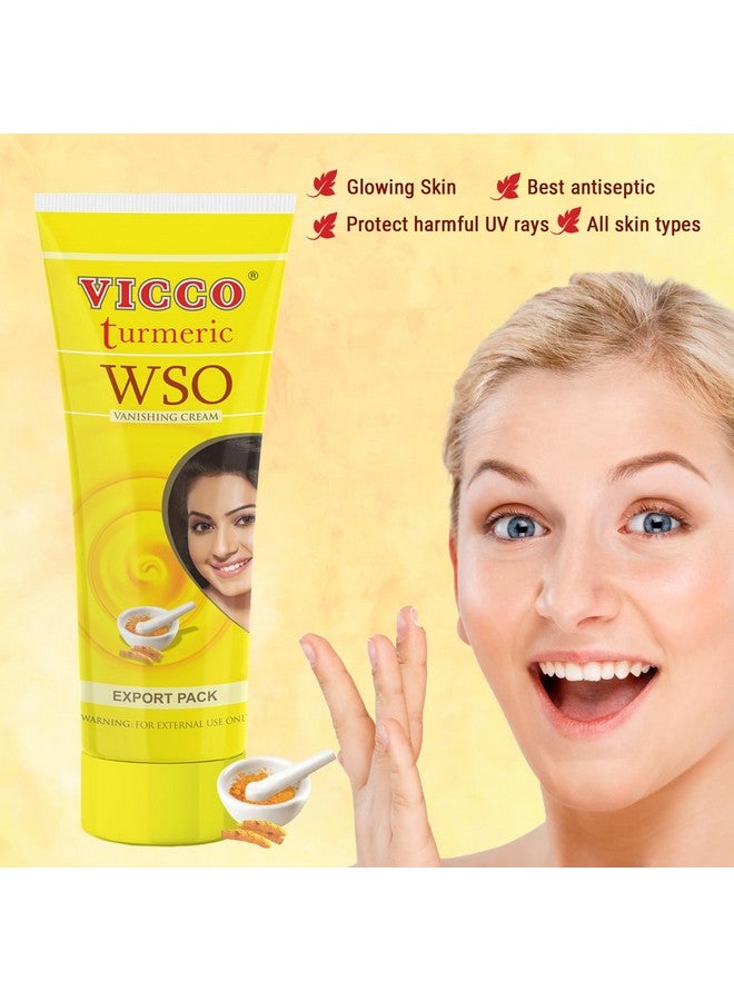 Turmeric Wso Skin Cream Turmeric Face Cream Turmeric Cream Suitable For All Skin Types 100% Natural (Pack Of 3 X 2.82 Oz)