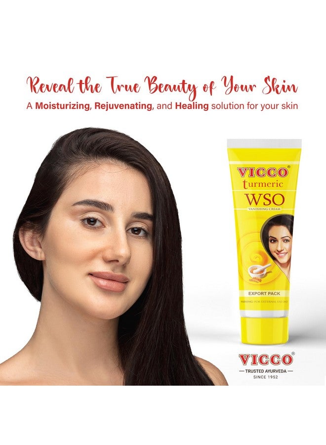 Turmeric Wso Skin Cream Turmeric Face Cream Turmeric Cream Suitable For All Skin Types 100% Natural (Pack Of 3 X 2.82 Oz)