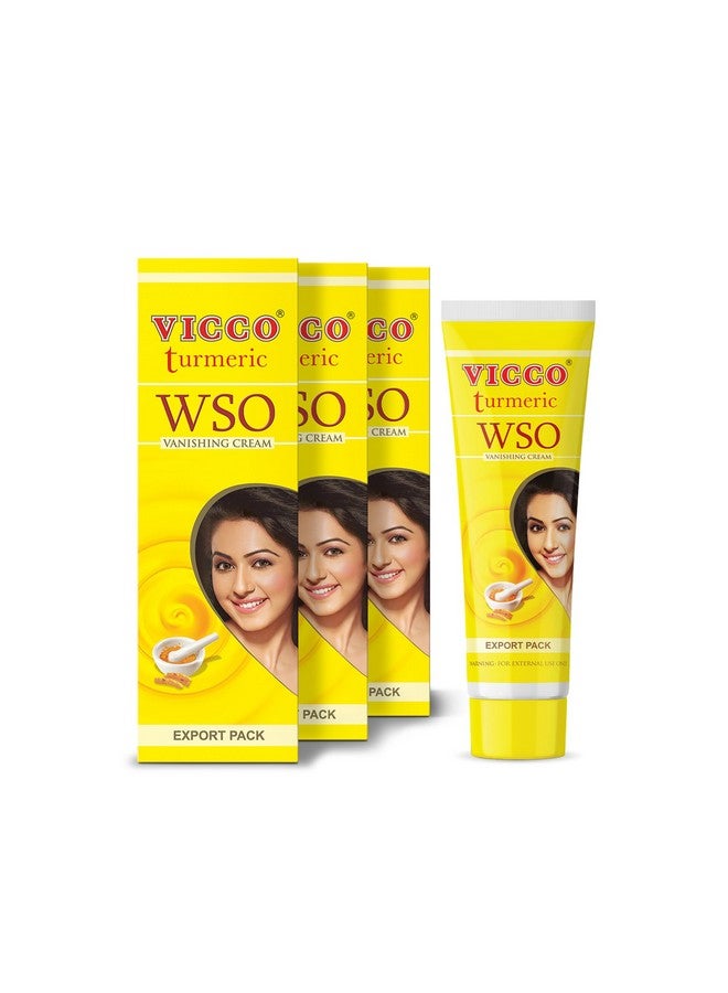Turmeric Wso Skin Cream Turmeric Face Cream Turmeric Cream Suitable For All Skin Types 100% Natural (Pack Of 3 X 2.82 Oz)