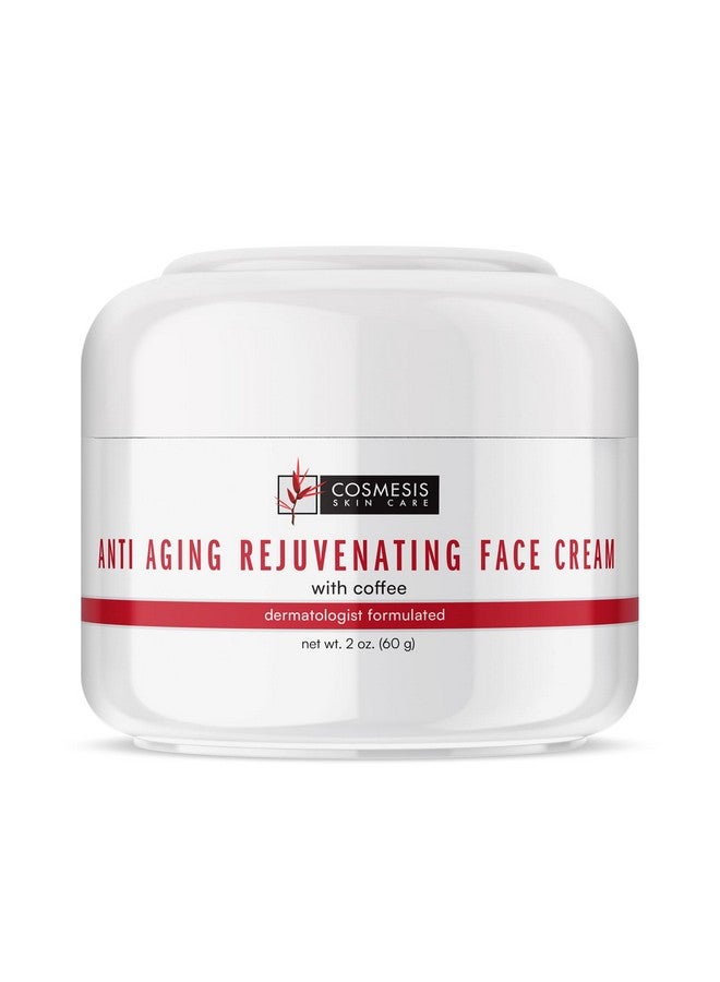 Rejuvenating Antiaging Face Cream With Coffee Compounds Reduces Wrinkles Redness And Rough Texture 2Oz By Cosmesis