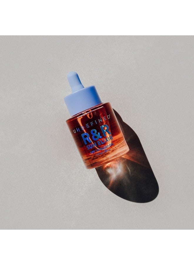 Beauty R&R Sun Elixir Broad Spectrum Spf 30 Glow Oil Infused With Vitamin C Amla Tsubaki Seed Milk Thistle To Brighten Protect And Nourish Face Oil Hair Oil Scalp Oil Body Oil
