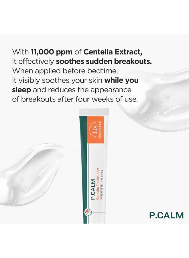 Centella Trouble Spot 0.5 Fl.Oz Vegan Breakout Relief Cream For Sensitive Skin Korean Skin Care