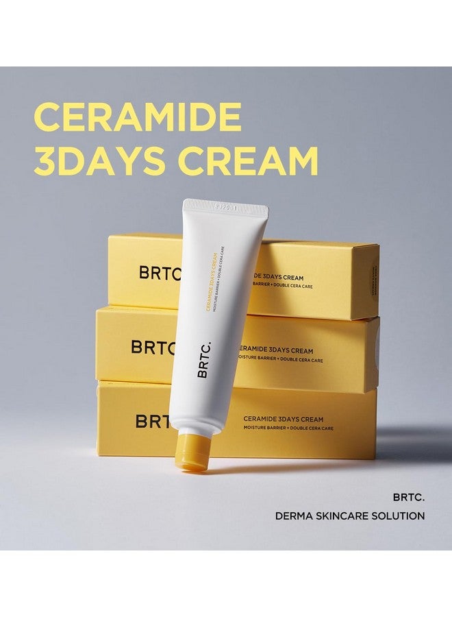 Ceramide 3Days Cream Moisturizer & Soothing With Ceramide Moisture Barrier Care Nonsticky Cream (50Ml 1.69 Fl.Oz)