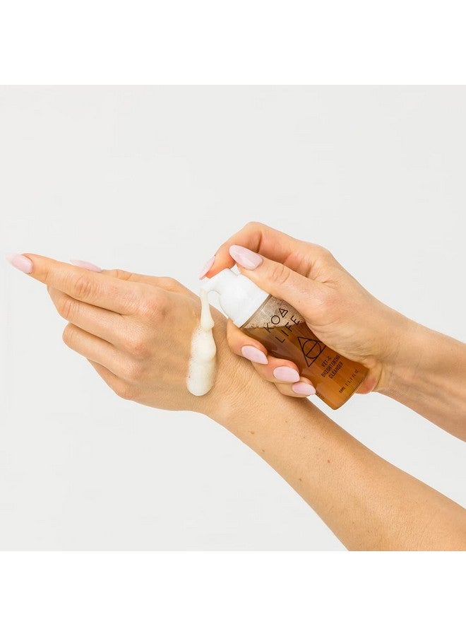 Vitamin C Collection Bundle Discount Vitc Brightening Cleanser 30Ml & Vitc Brightening Oil 15Ml & Gua Sha Massage Tool Antiaging Treats Hyperpigmentation Brightens Evens Skin Tone