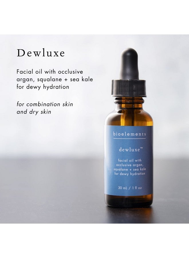 Dewluxe 1 Fl Oz Lightweight Face Oil Hydrates Skin & Diminishes Fine Lines For Combination & Dry Skin Vegan Gluten Free Never Tested On Animals