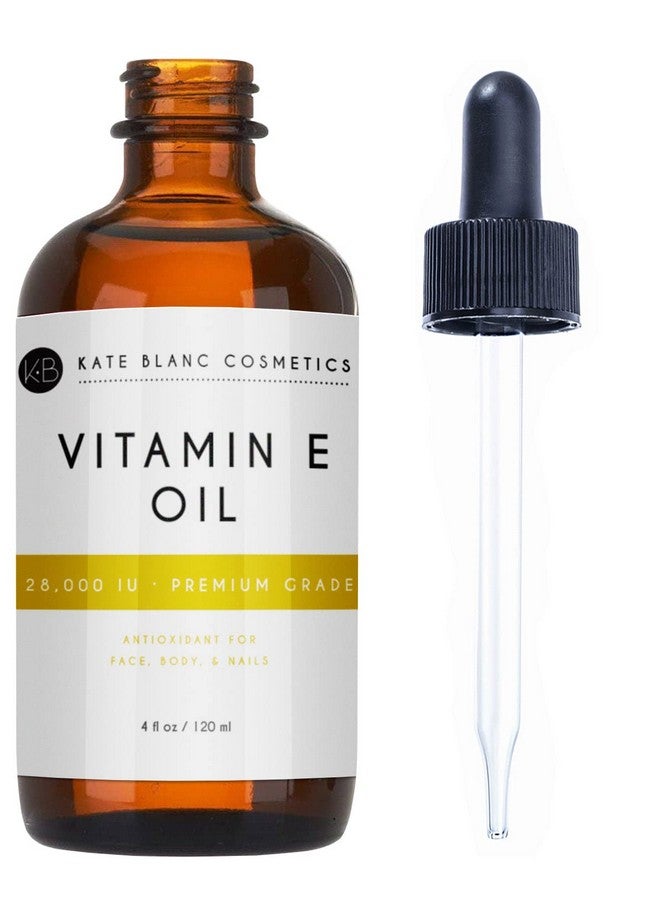 Vitamin E Oil For Skin And Face (4Oz) Moisturizes Face And Skin. 28000 Iu. Reduce Appearance Of Scars Wrinkles Dark Spots. Diy Lip Gloss